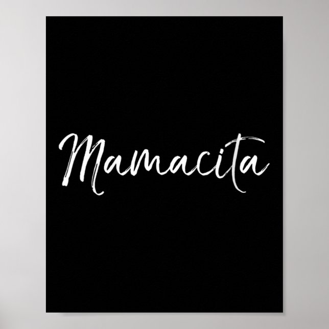 Póster Womens Cute Spanish Mother's Day Gift En Español Q (Frente)