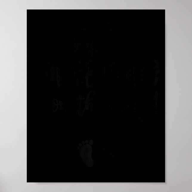 Póster Womens Easter Pregnancy Announcemen Somebunny Is O (Frente)