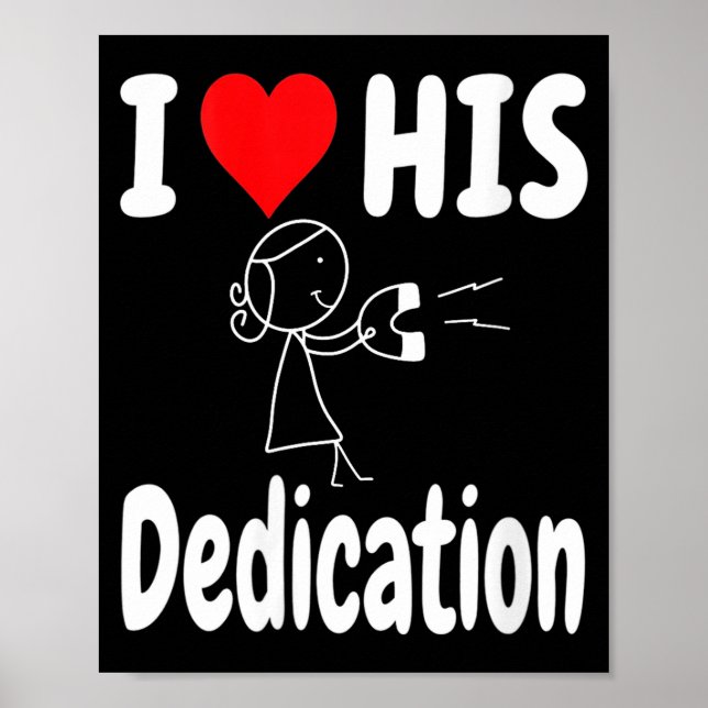 Póster Women's Funny Valentine's Day Couple Matching I Lo (Frente)