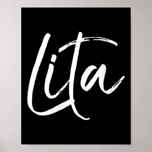 Póster Womens Grandma Quote In Spanish Abuela New Abuelit (Frente)