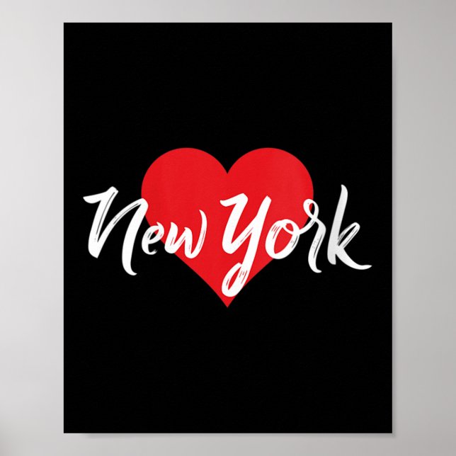 Póster Womens I Love New York For Women New Yorker Lover  (Frente)