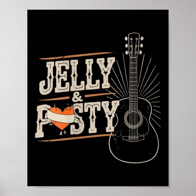 Póster Womens Jelly Personalized First Name Birthday Men  (Frente)