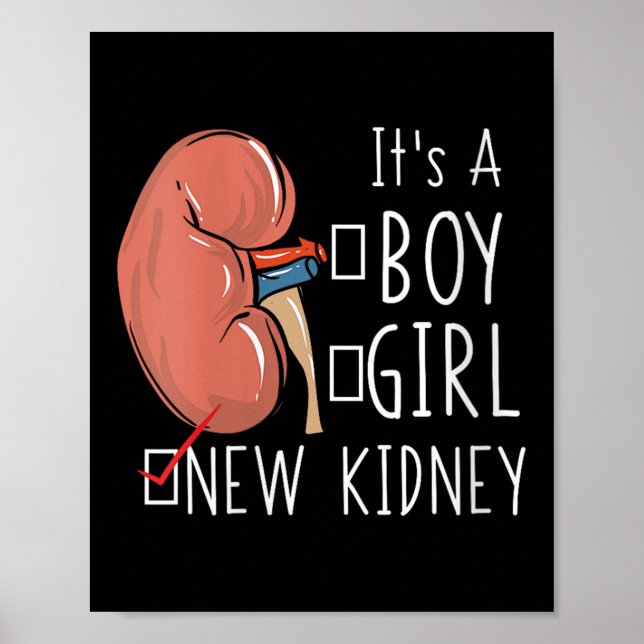 Póster Womens Kidney Transplant Surgery Recovery Quote It (Frente)