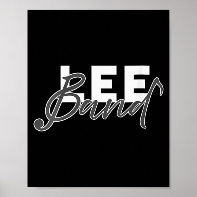 Póster Womens Lee Band Booster New Logo Red Only V-neck  (Frente)