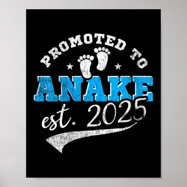 Póster Womens Promoted To Anake 2025 New Hawaiian Aunt Vi (Frente)