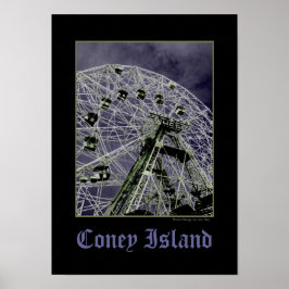 Póster Wonder Wheel Psychedelic Poster
