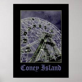Póster Wonder Wheel Psychedelic Poster