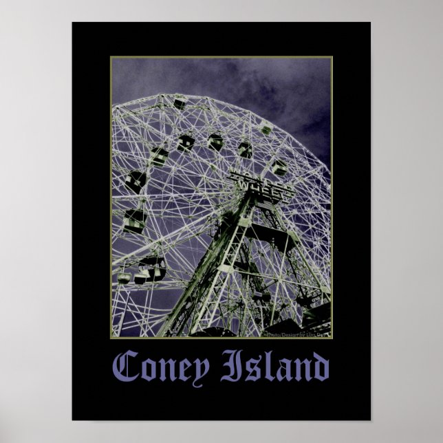 Póster Wonder Wheel Psychedelic Poster (Frente)
