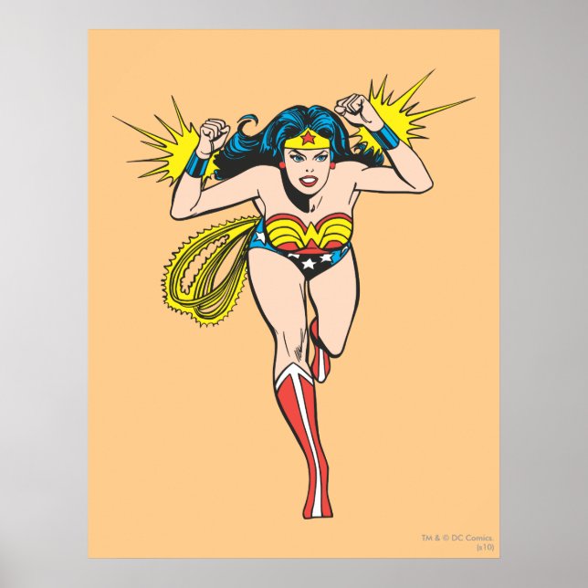 Póster Wonder Woman Glowing Cuffs (Frente)