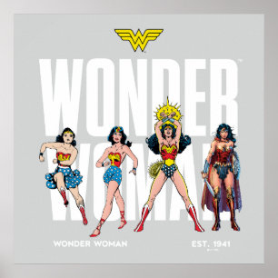 Póster Wonder Woman Leyendas por Siempre Gráfico