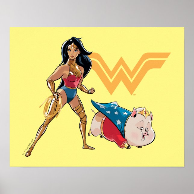 Póster Wonder Woman & PB (Frente)