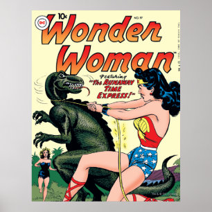 Póster Wonder Woman Runaway Time Express