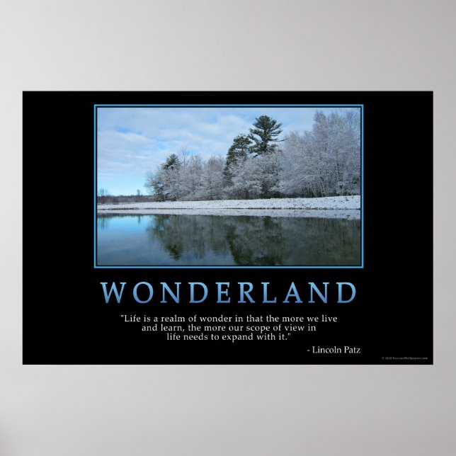 Póster Wonderland (Frente)