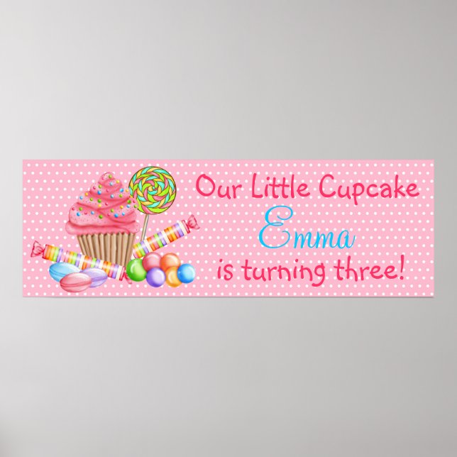 Póster Wonderland Sweets Banner Poster (Frente)