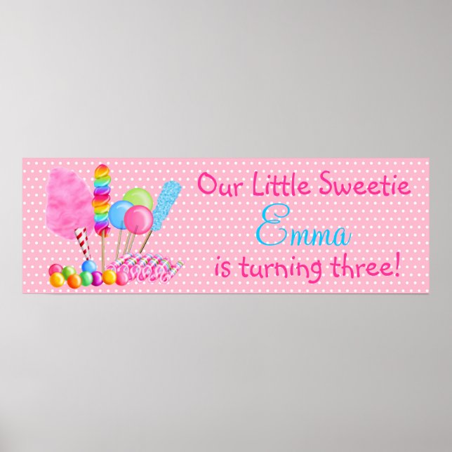 Póster Wonderland Sweets Banner Poster (Frente)