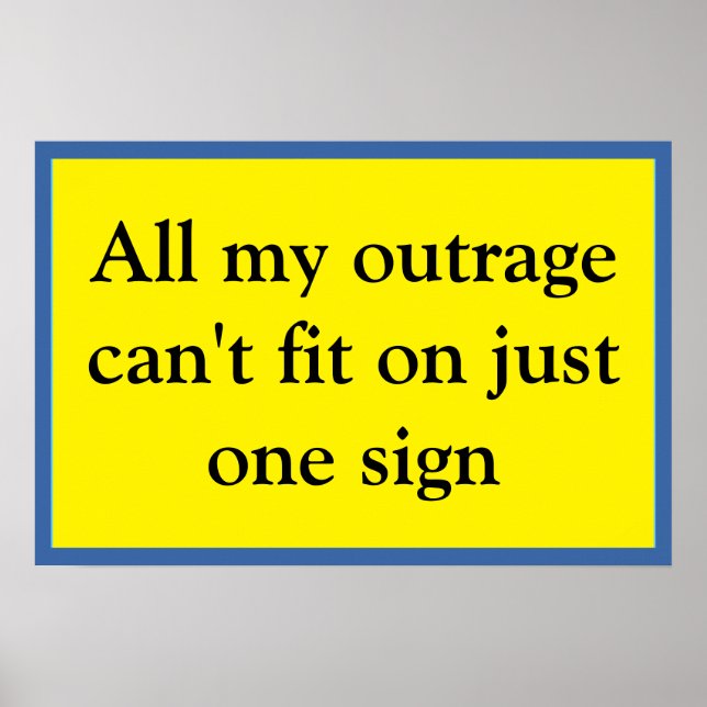 Póster Won't Fit On One (Frente)