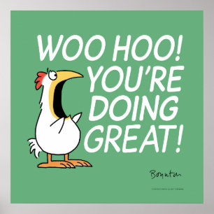 Póster ¡WOO HOO! ¡LO ESTÁS HACIENDO MUY BIEN! Sandra Boyn