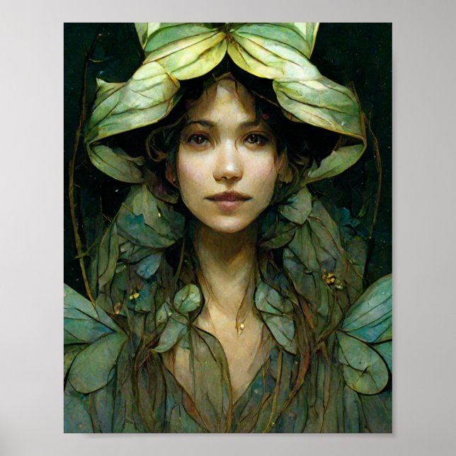 Póster Wood Fae Fairy Fantasy Art Poster (Frente)
