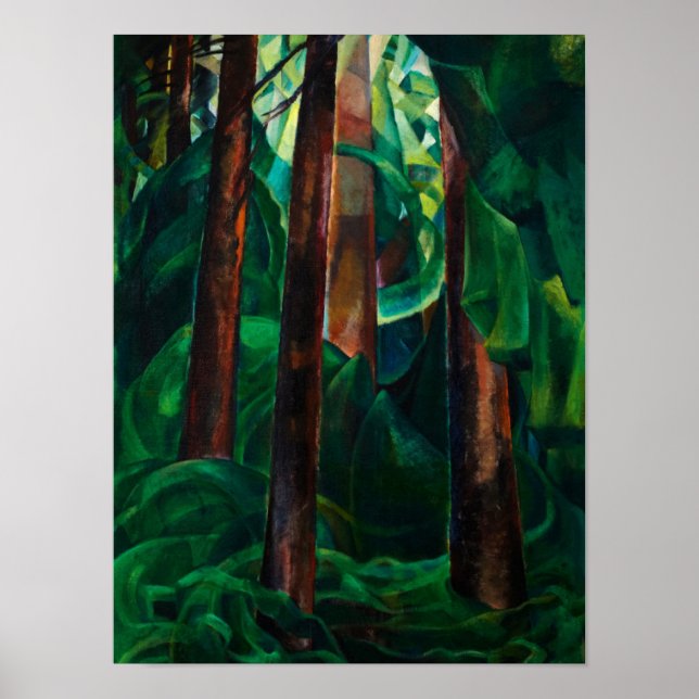 Póster Wood Interior, 1930 por Emily Carr (Frente)