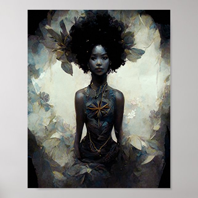 Póster Wood Sprite Fae Fairy Fantasy Art Poster (Frente)