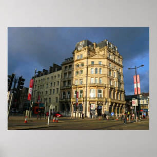 Póster Wood Street, Cardiff, Gales