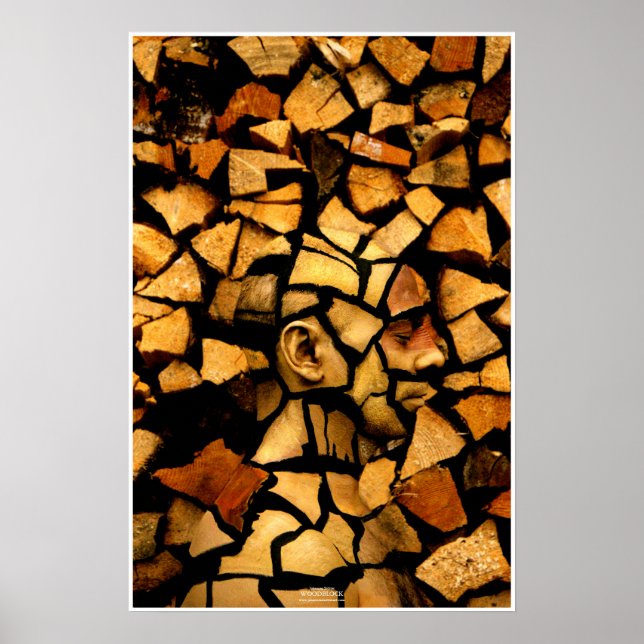 Póster Woodblock por Johannes Stötter (Frente)
