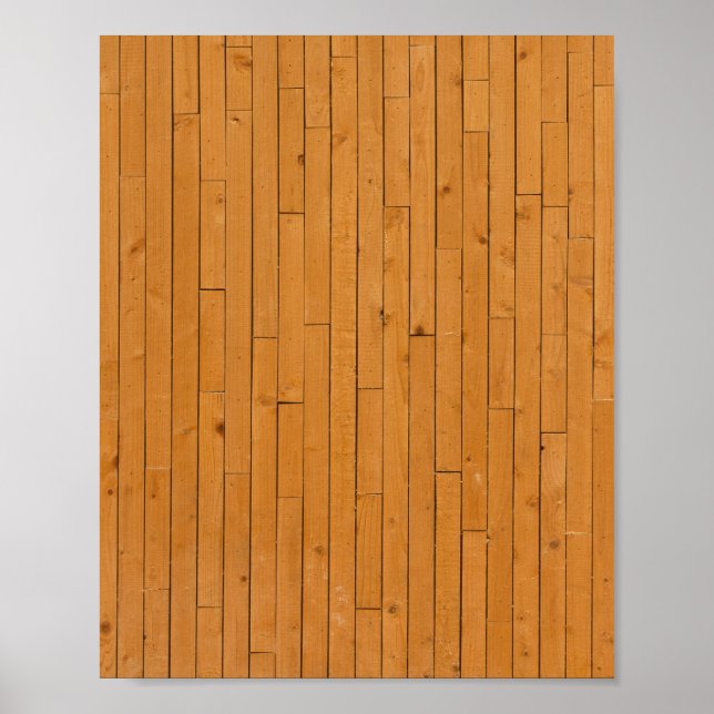 Póster Wooden Floorboards (Frente)