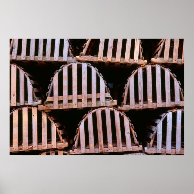 Póster Wooden Lobster Traps Horizontal (Frente)
