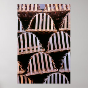 Póster Wooden Lobster Traps Vertical