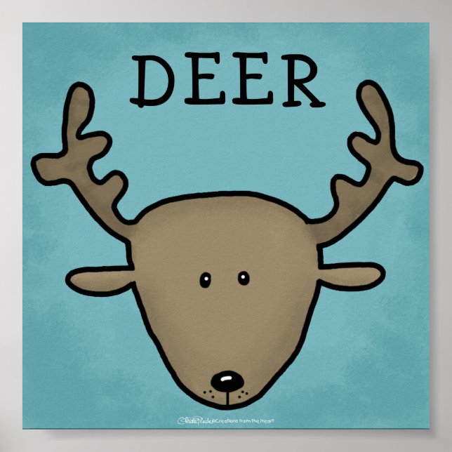 Póster Woodland Critters-Best Forest Friends-Deer (Frente)
