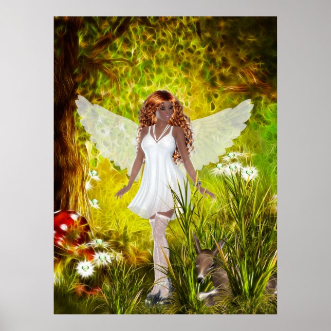 Póster Woodland Faerie Secret Garden (Frente)