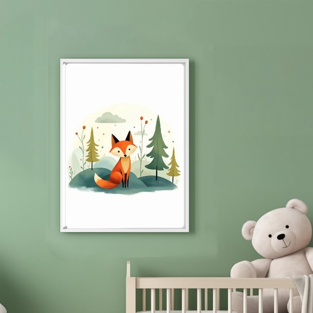 Póster Woodland Fox (Subido por el creador)