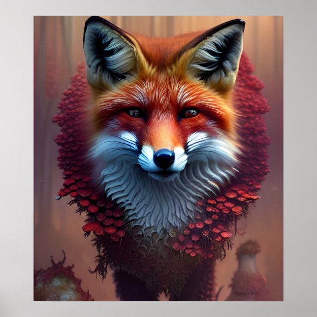 Póster Woodland Fox Poster (Frente)