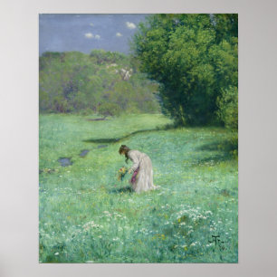 Póster Woodland Meadow, 1876