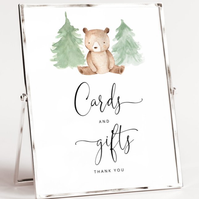 Póster Woodland Podemos esperar tarjetas y regalos (Subido por el creador)