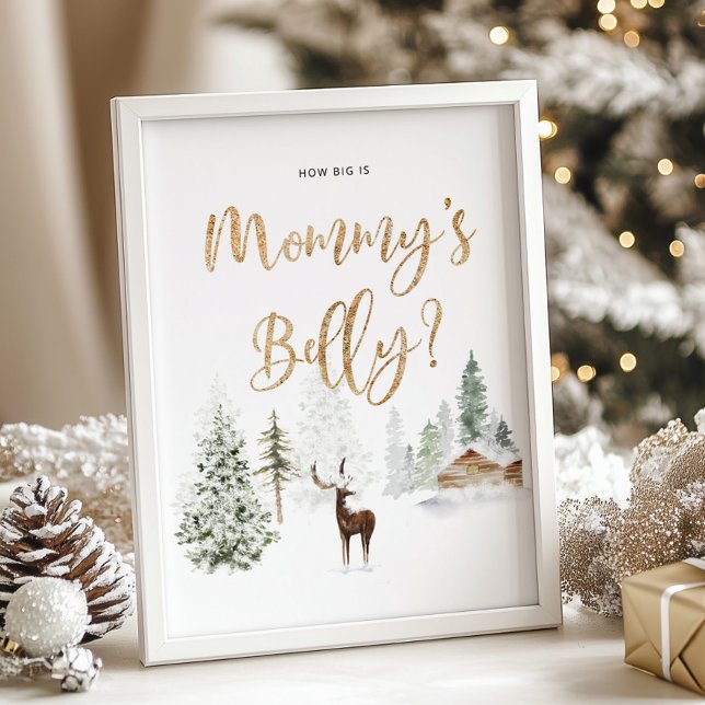 Póster Woodland qué grande es el juego de la barriga de m (Subido por el creador)