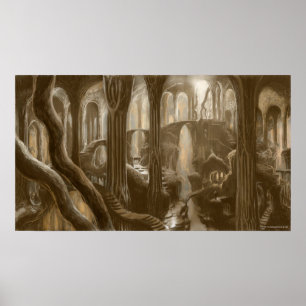 Póster Woodland Realm Concept