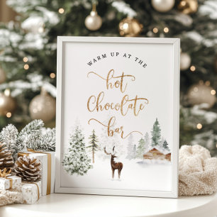 Póster Woodland Warm en el Poster de la barra de chocolat