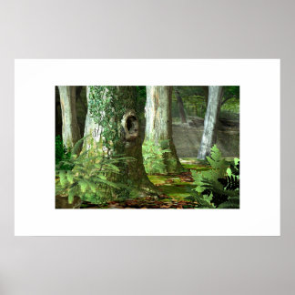 Póster Woodlands ingleses