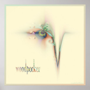 Póster woodpecker
