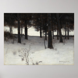 Póster Woods en invierno - Charles W. Eaton Bella Artes P
