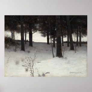 Póster Woods en invierno - Charles W. Eaton Bella Artes P