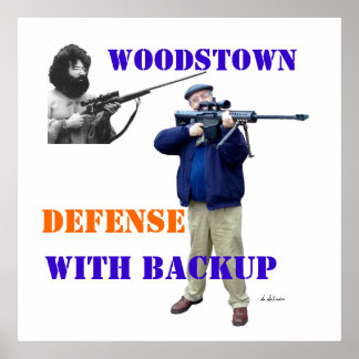 Póster Woodstown Defense with BackUp Poster