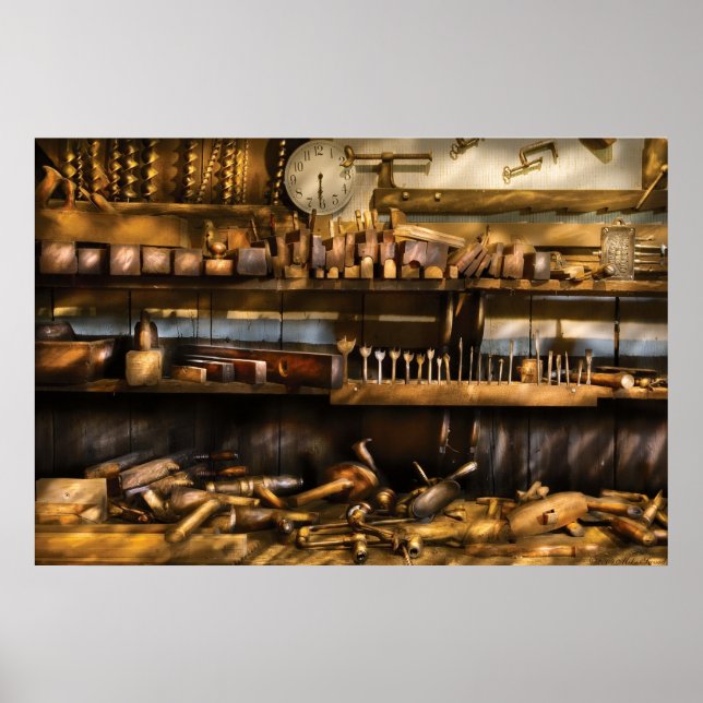 Póster Woodworker - Aviones y Aumentadores (Frente)