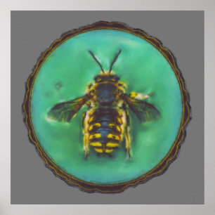 Póster Wool Carder Bee