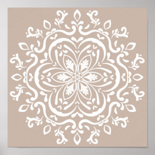 Póster Wool Mandala