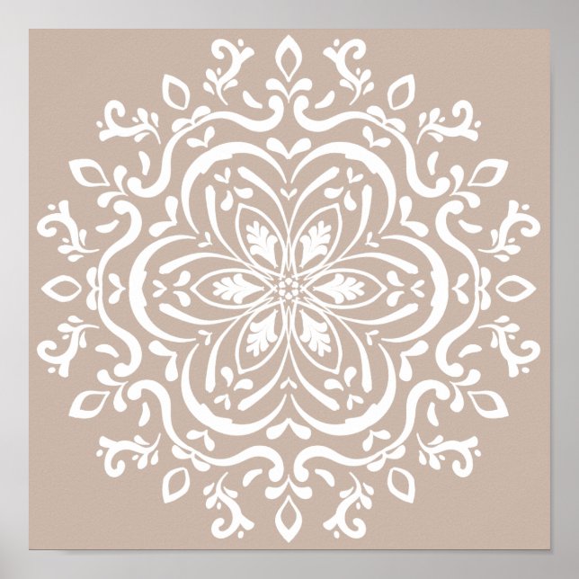 Póster Wool Mandala (Frente)