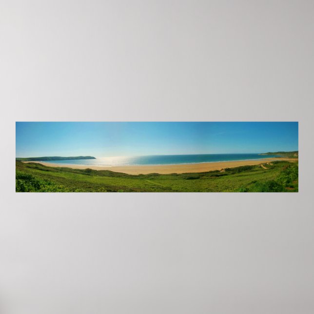 Póster Woolacombe Panaroma (Frente)