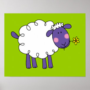 Póster Woolly sheep