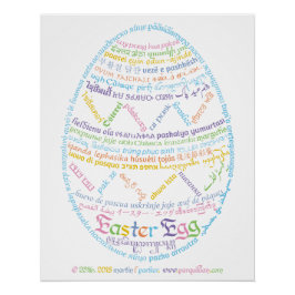 Poster Wor(l)d Huevo de Pascua